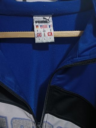 Chaqueta puma azul vintage