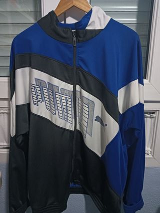 Chaqueta puma azul vintage