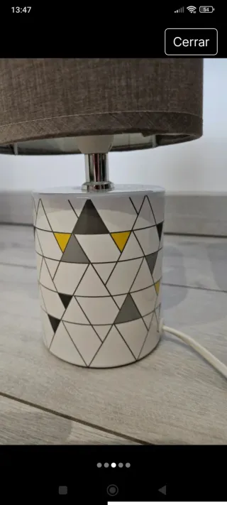 Lámparas de mesita de noche (2 unidades)