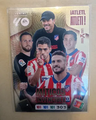 Panini Atlético de Madrid Míticos Invencibles