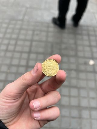 Moneda 20 céntimos euro 2002