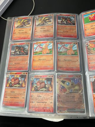 Pokémon Llamas de Obsidiana - Master set.