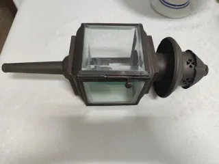 Farolillo antiguo carruaje,farol metal, carromato