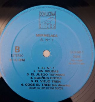 Vinilo LP Mermelada - El Número 1