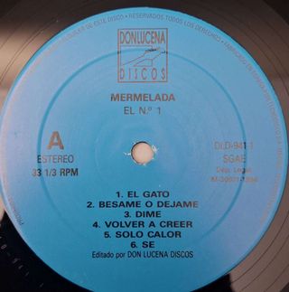 Vinilo LP Mermelada - El Número 1