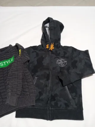 Set felpa e maglioncino bimbo Guess Timberland