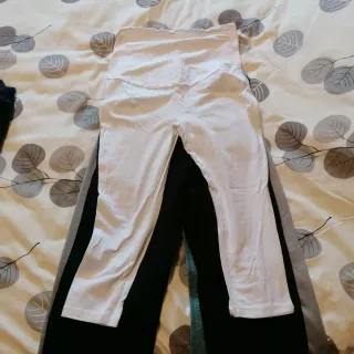 6 leggins premamá talla M