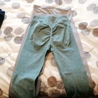 6 leggins premamá talla M