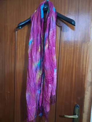 Foulard Laura Biagiotti fucsia multicolor