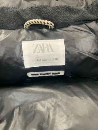 Giubbotto Zara con cappuccio in pelliccia