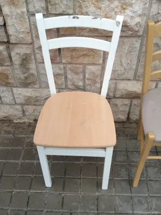 Set di 2 sedie da cucina in legno