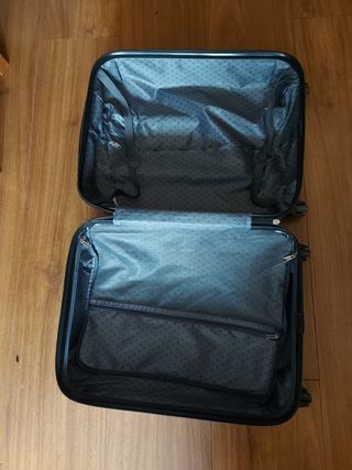 Maleta de cabina gris 4 ruedas 55x40x20