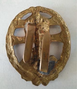 Insignia Tropas de Montaña Corona Espada