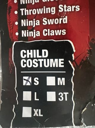 Disfraz Ninja Dragón Rojo Infantil