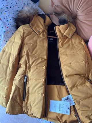 Chaqueta plumas zara