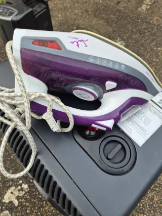 Plancha de vapor morada