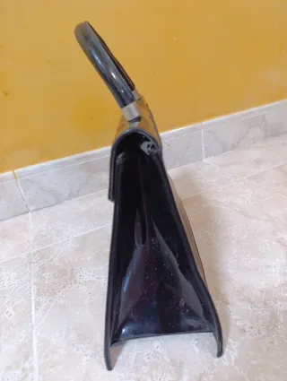 Bolso vintage negro charol