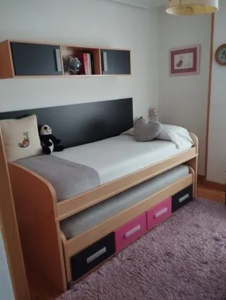 Cama nido con cajones