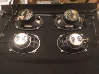 Equipo de música coche completo para maletero.