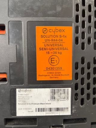 Silla coche Cybex Solution S-fix