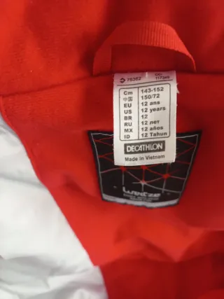 Chaqueta de esquí Wedze Talla 12