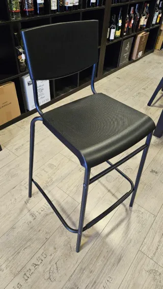 Taburete Alto Negro Ikea