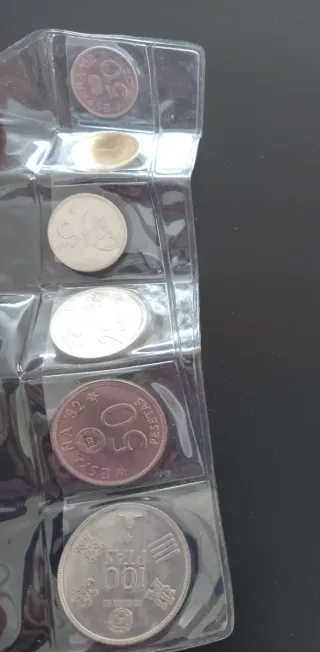 Colección monedas España'82
