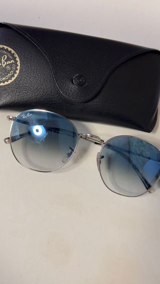 Gafas Ray-Ban Plateadas y Azules