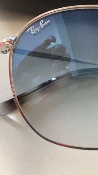 Gafas Ray-Ban Plateadas y Azules