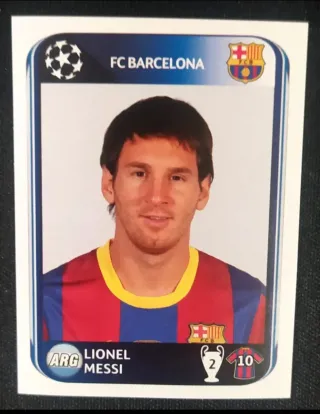 Panini Messi Champions League 2010/2011