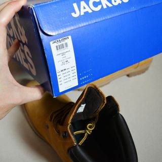 Botas de piel nobuck Jack & Jones