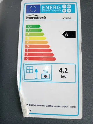Estufa Mercalor Gris