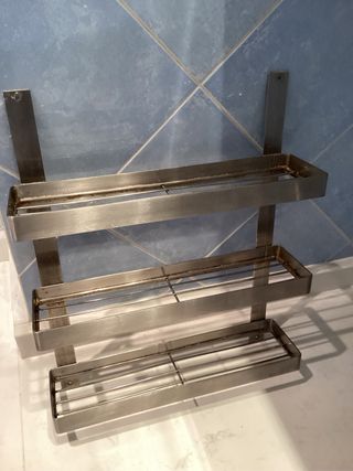 Estantería especiero IKEA acero inoxidable