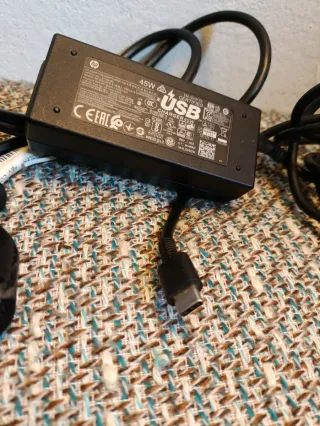 Cargador HP modelo TPN-LA19 USB C - 45W Portátiles