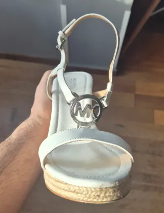 Sandalias Michael Kors Talla 39 Blancas