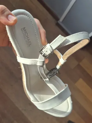 Sandalias Michael Kors Talla 39 Blancas