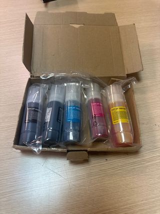 Pack 4 Botellas DE Tinta Comestible para Impresora