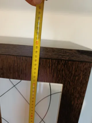 Mueble Zapatero Madera y Cristal