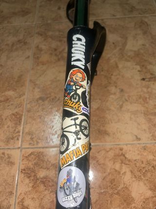 Horquilla de bicicleta negra