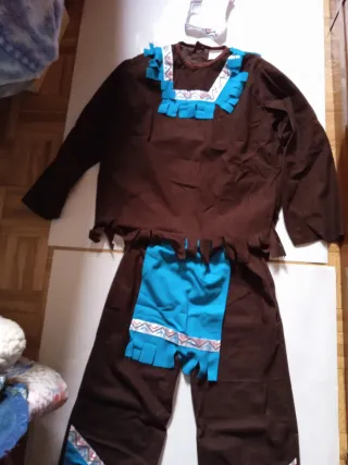 Disfraz indio niño