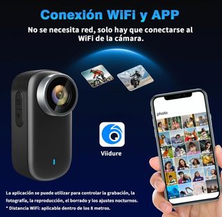 Cámara de Acción WiFi 4K