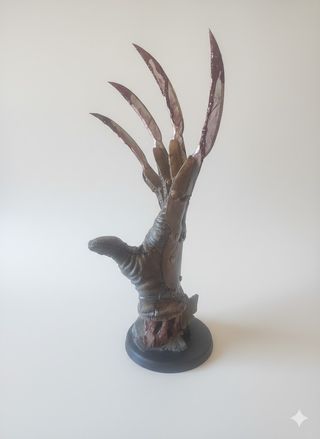Figura 3D Mano Freddy Krueger