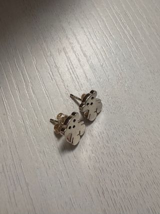 Pendientes Oso Tous Plata