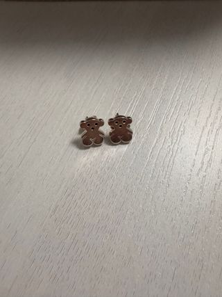 Pendientes Oso Tous Plata