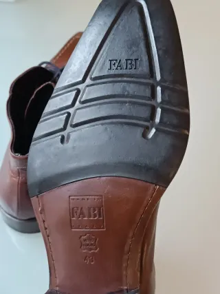 Fabi stivaletti vera pelle marrone Tg 43