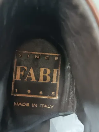 Fabi stivaletti vera pelle marrone Tg 43