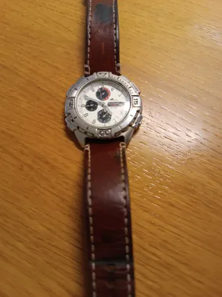 Reloj Lotus Cronógrafo Unisex Marrón/Plata