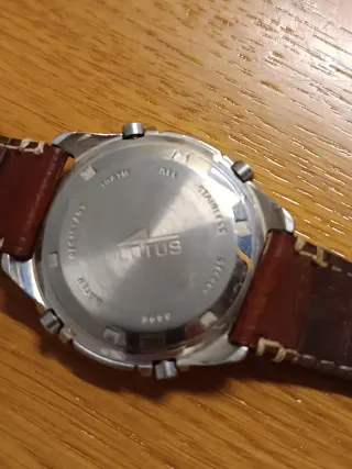 Reloj Lotus Cronógrafo Unisex Marrón/Plata