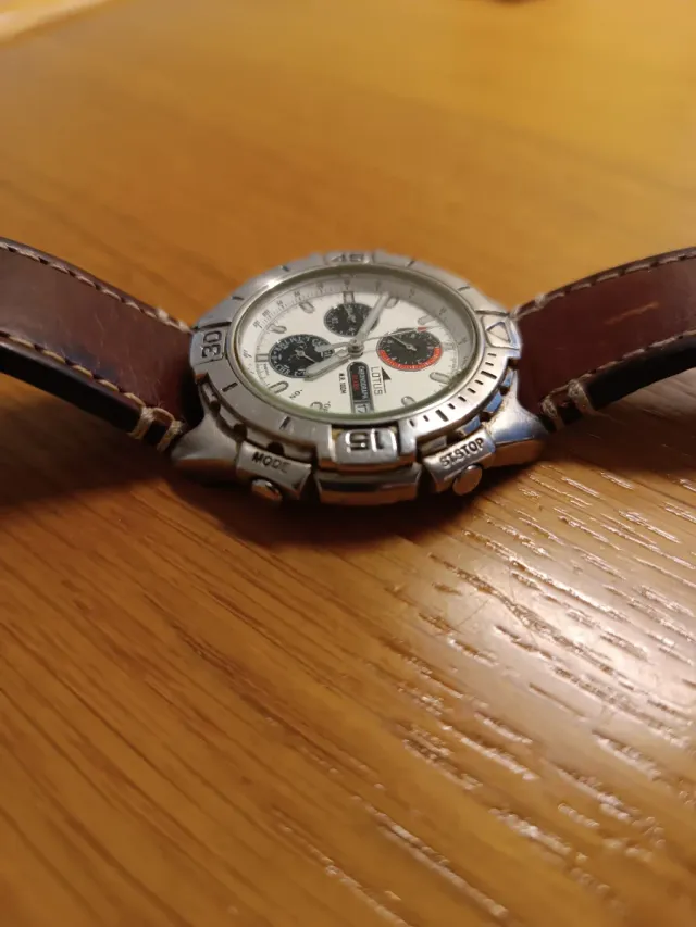 Reloj Lotus Cronógrafo Unisex Marrón/Plata