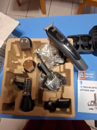 Easy Home Set Tagliacapelli Batteria